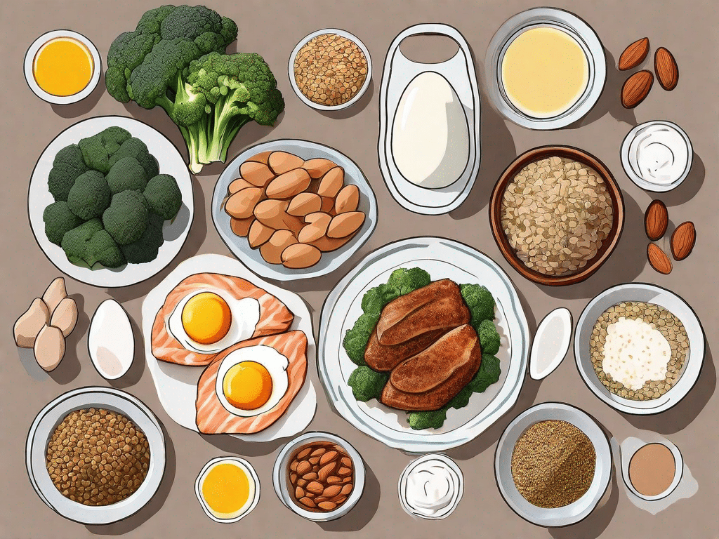 Ten different foods