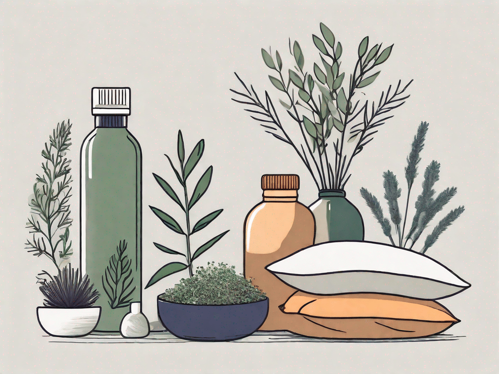 Various natural elements like herbs