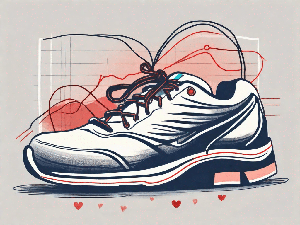 A pair of walking shoes