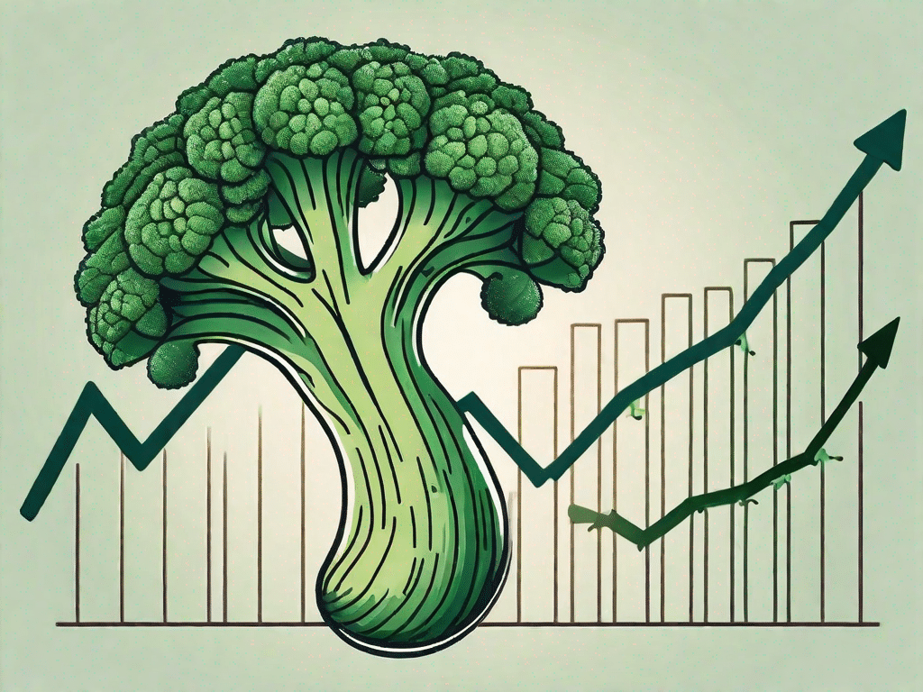 A vibrant broccoli and sprouting broccoli plant