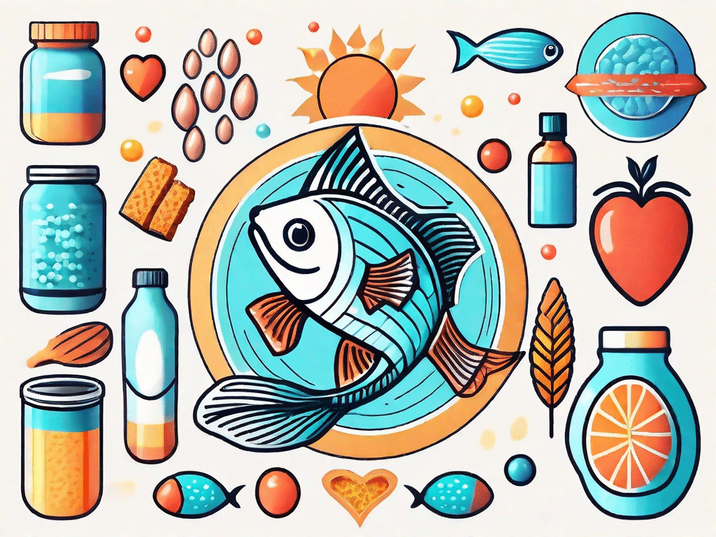 Various foods rich in vitamin b12 like fish