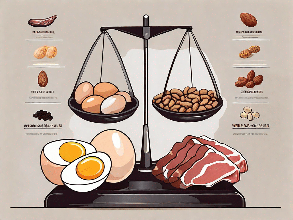 A variety of protein-rich foods like eggs
