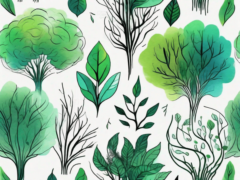 A variety of vibrant roots and leafy greens
