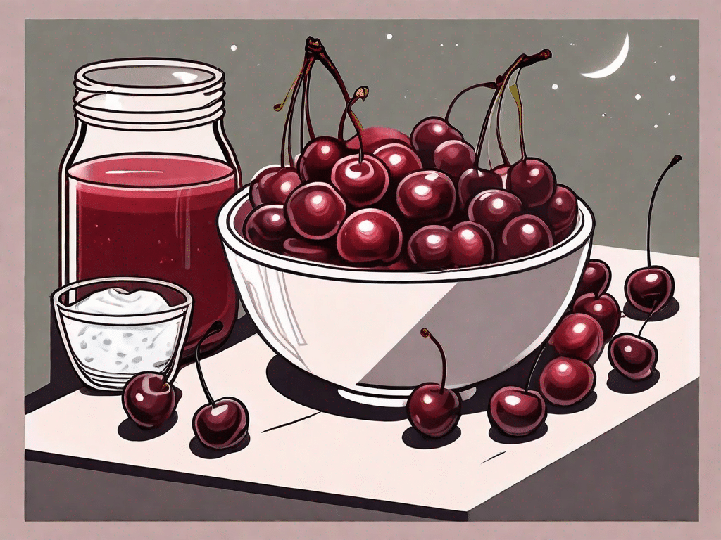 A bowl full of tart cherries
